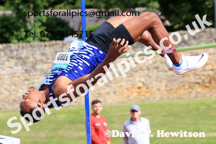 Decathlon High Jump, 2024 EAP International Combined events, Hewcham, Northumberland.  Photo: David T. Hewitson/Sports for All Pics